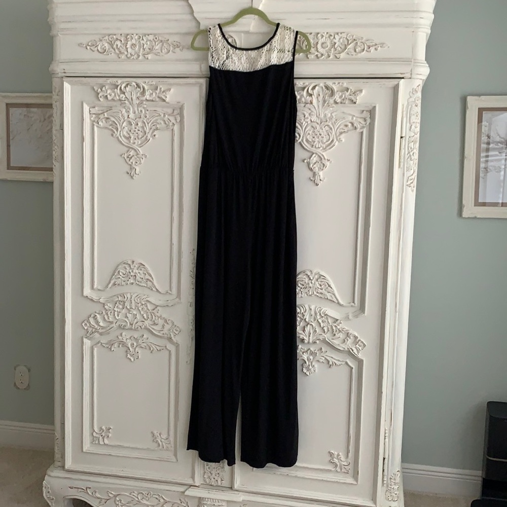 Emma & Michelle black jumpsuit